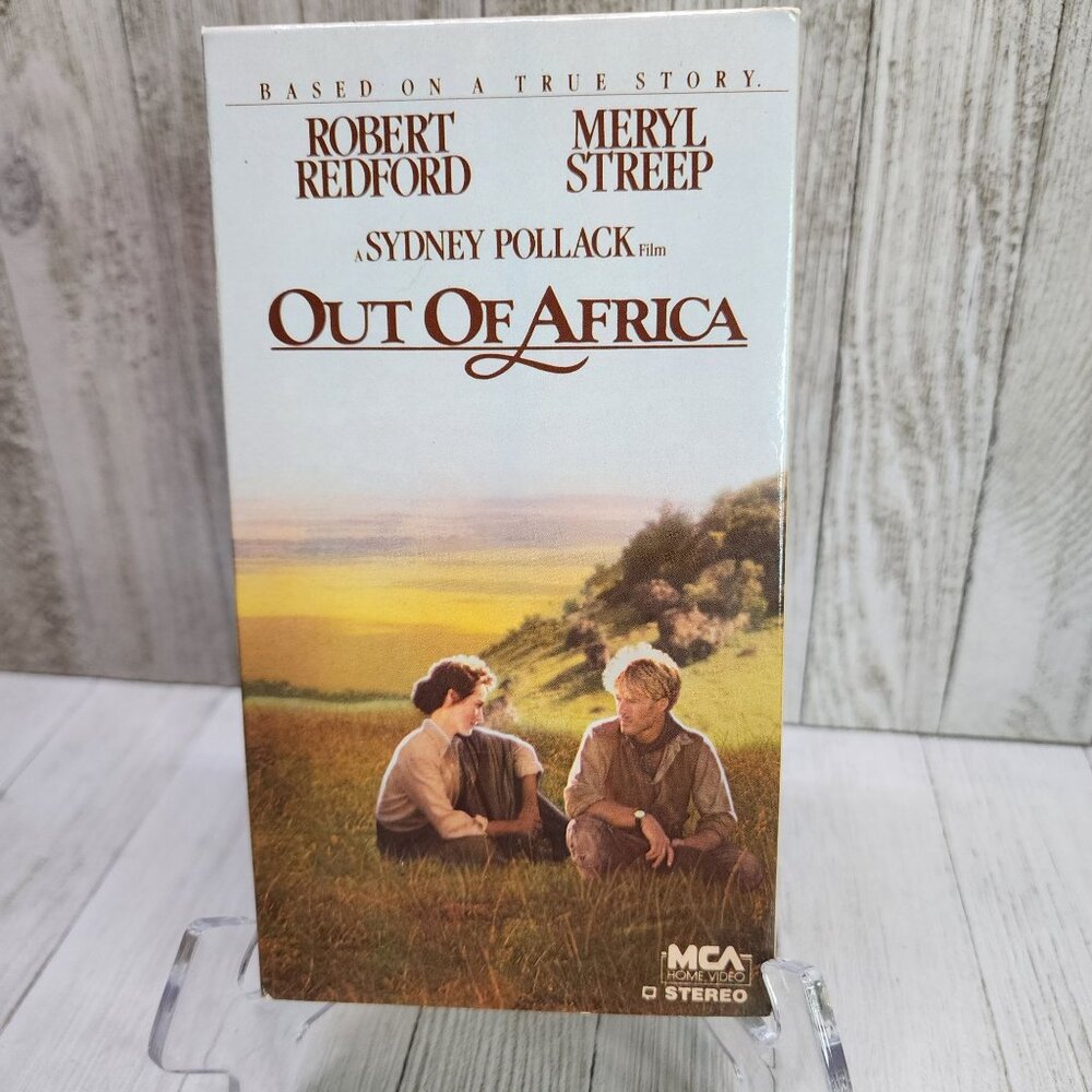 Out Of Africa VHS Tape 1986 - Robert Redford Meryl Streep